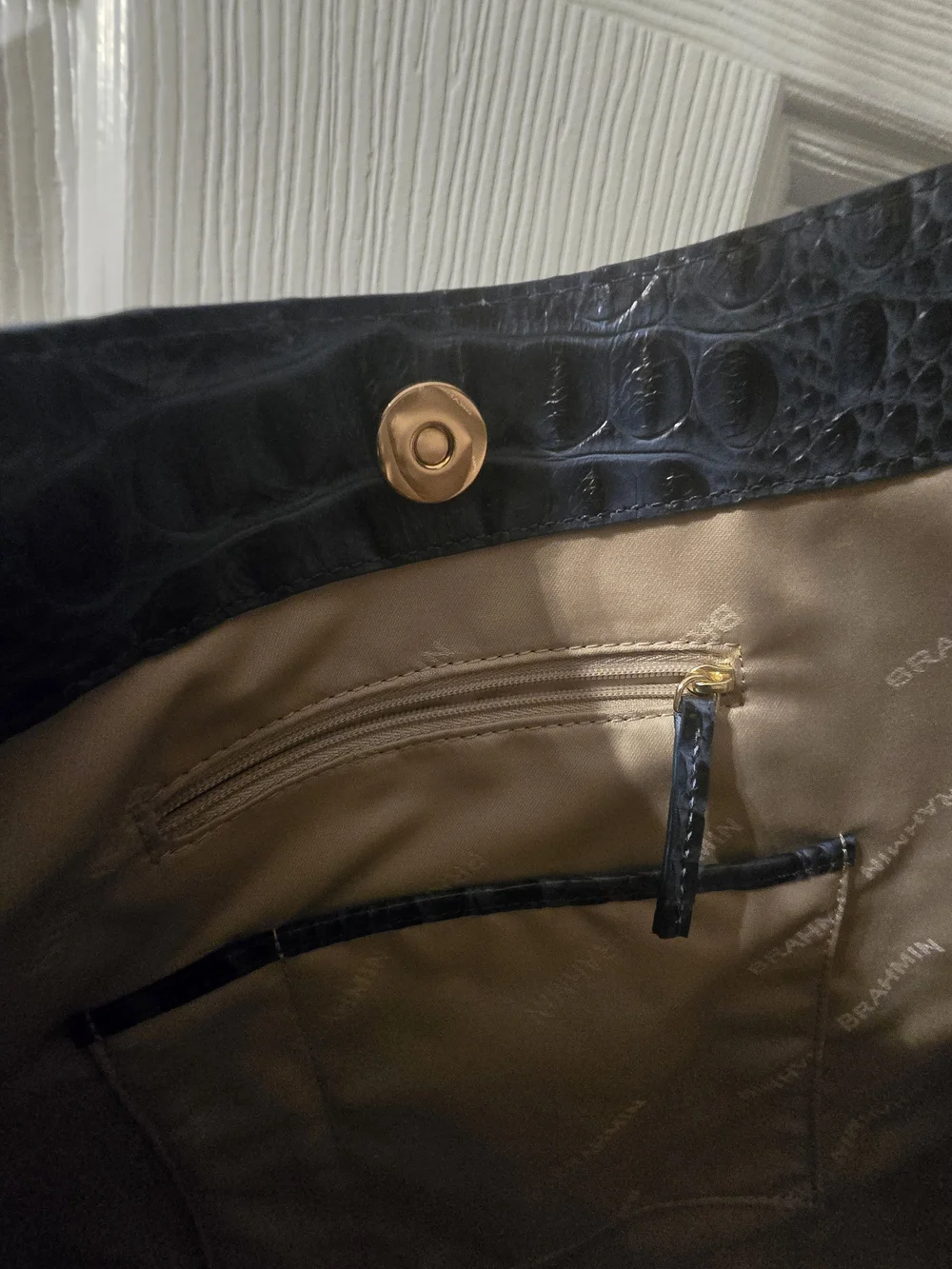 Brahmin - Bailee - Alden Road In Indigo - Picture 9 of 13